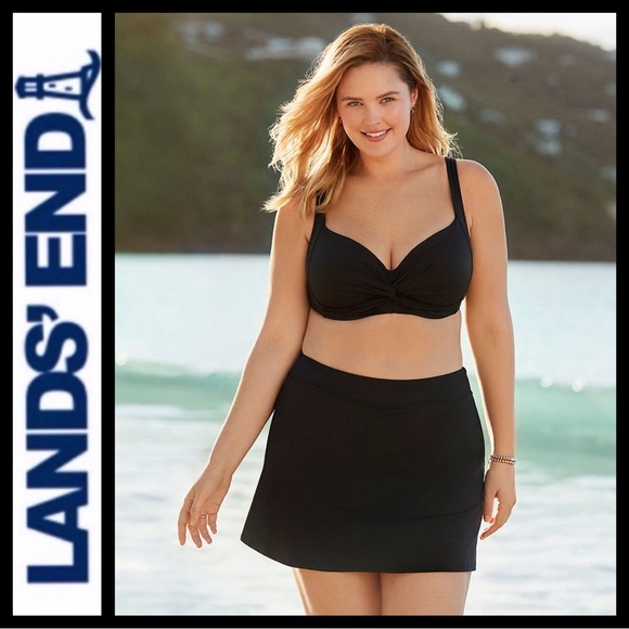 NWT Lands’ End Chlorine Resistant Swim Skirt - Picture 4 of 9